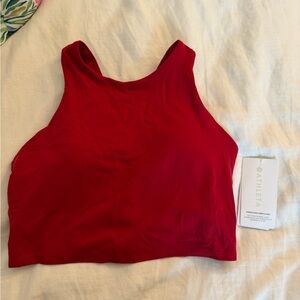 Athleta Red bra top